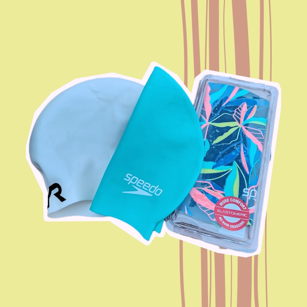 Fall season starter!! Swim cap bundle